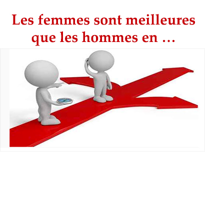 Les femmes sont meilleures que les hommes en … 